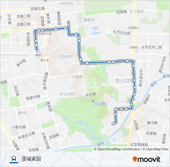 公交558路的线路图