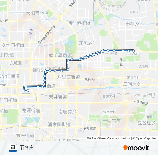673 Bus Line Map