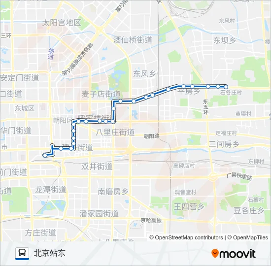 673 Bus Line Map