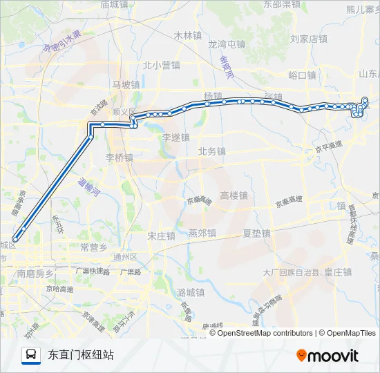 918 Bus Line Map