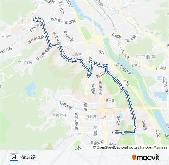 M24 Bus Line Map