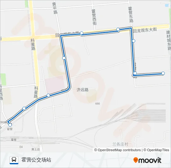 专52 Bus Line Map