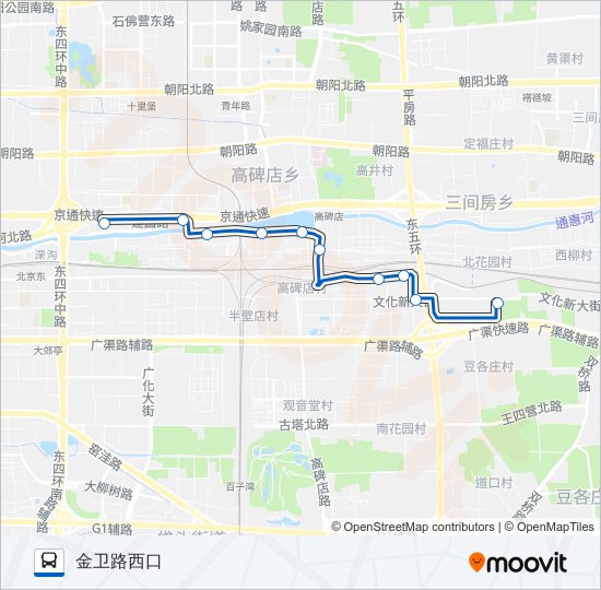 公交专167路的线路图