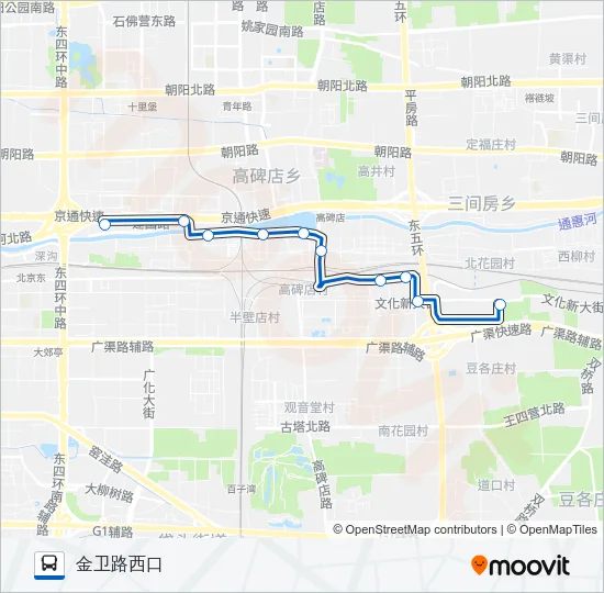 专167 Bus Line Map