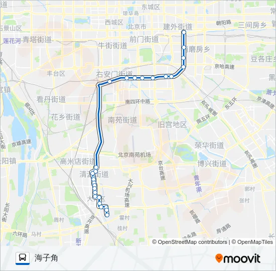 848 Bus Line Map