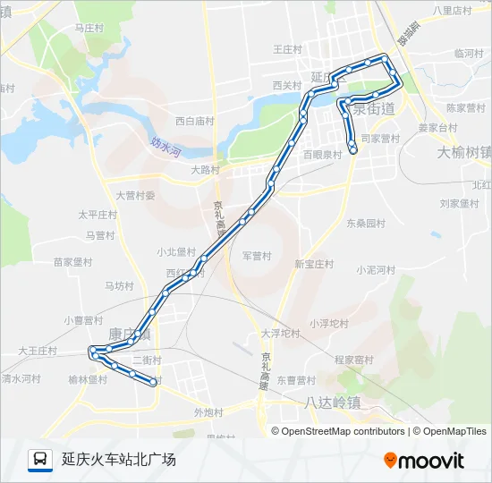 Y44 Bus Line Map