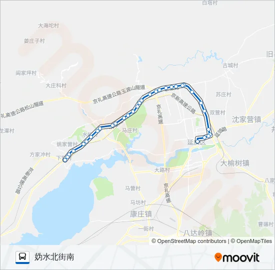 Y45 Bus Line Map