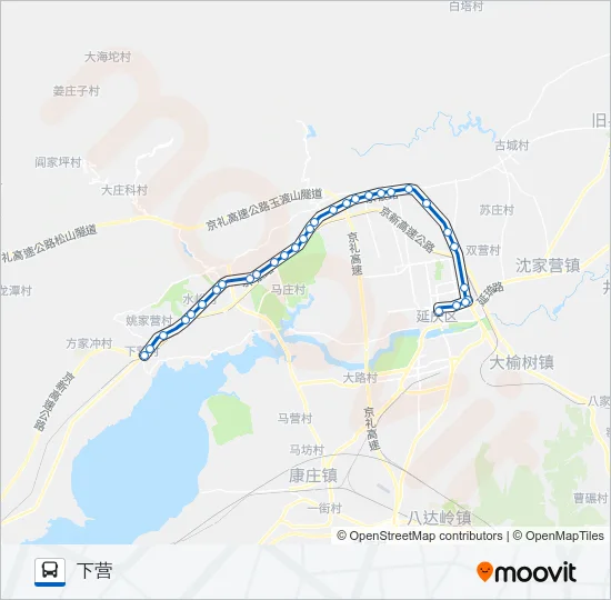Y45 Bus Line Map