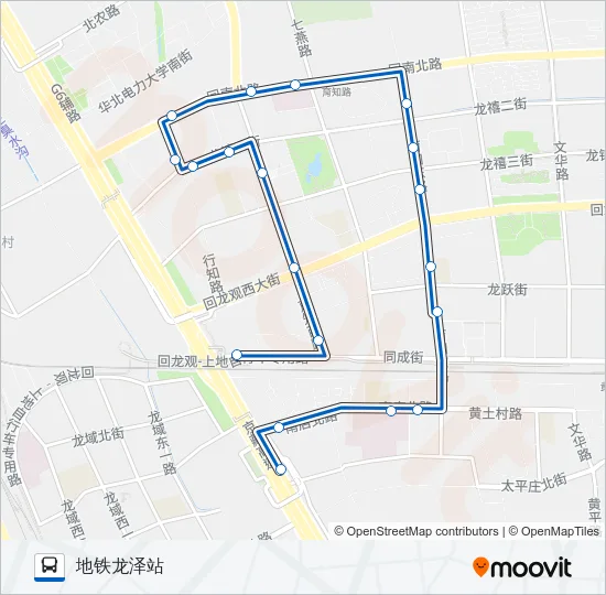 专102 Bus Line Map