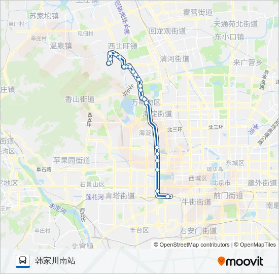 394 Bus Line Map