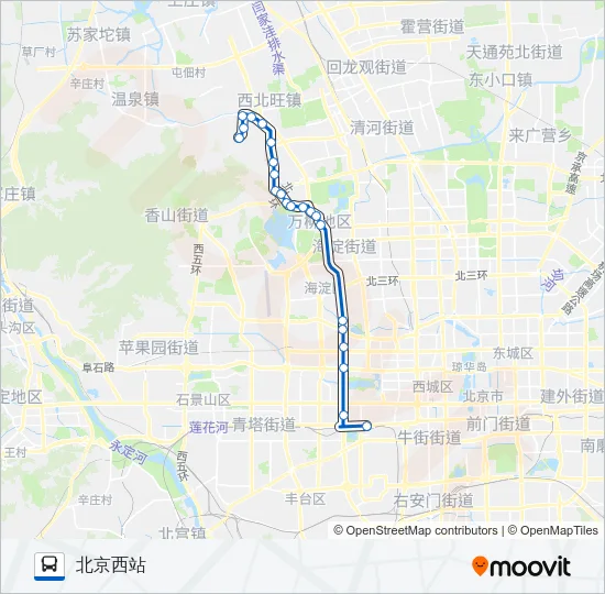 394 Bus Line Map