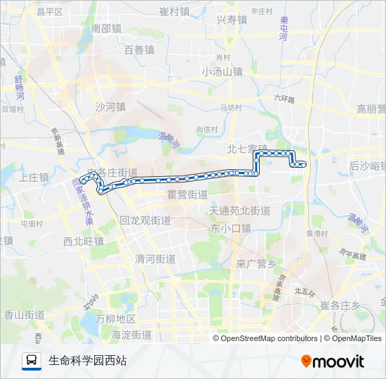 417 Bus Line Map