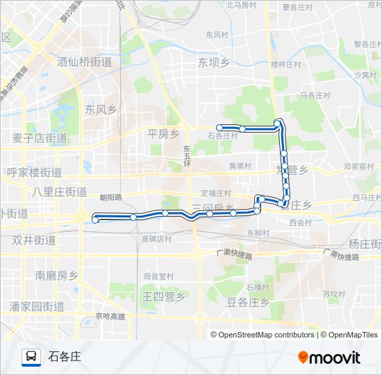 公交506路的线路图