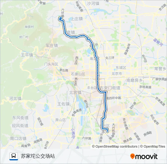 968 Bus Line Map