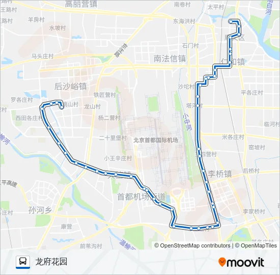 顺22 Bus Line Map