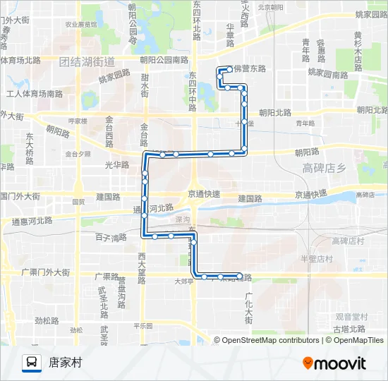 公交138路的线路图
