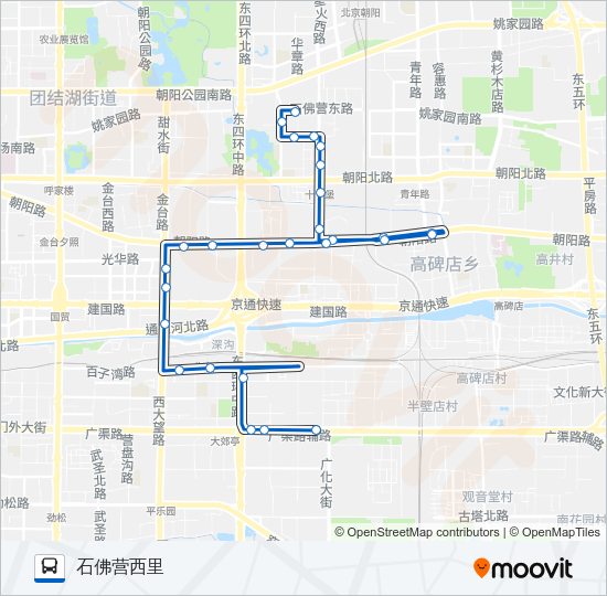 公交138路的线路图