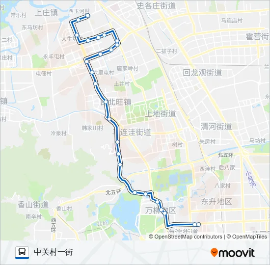 384 Bus Line Map