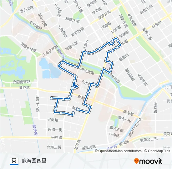 开发区3 Bus Line Map