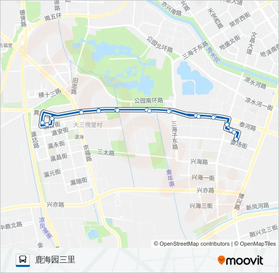开发区6 Bus Line Map