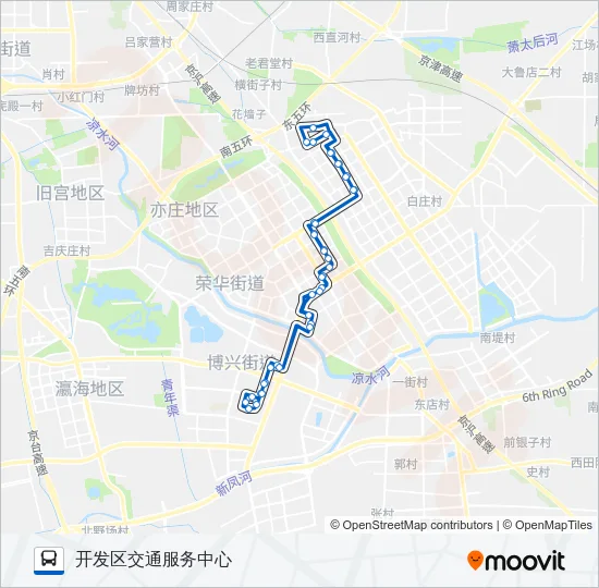 开发区7 Bus Line Map