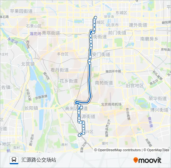 456 Bus Line Map