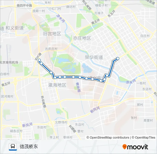 453 Bus Line Map