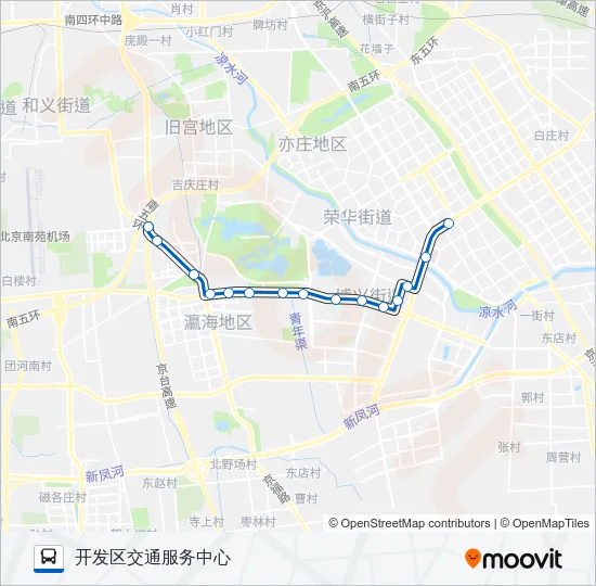 453 Bus Line Map