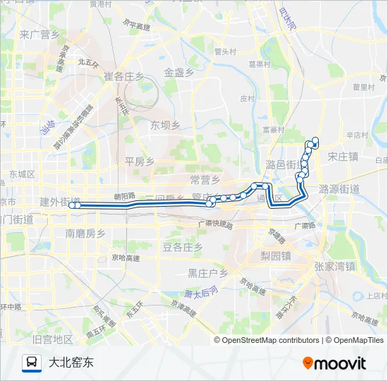 388 Bus Line Map