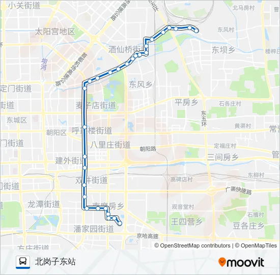 402 Bus Line Map