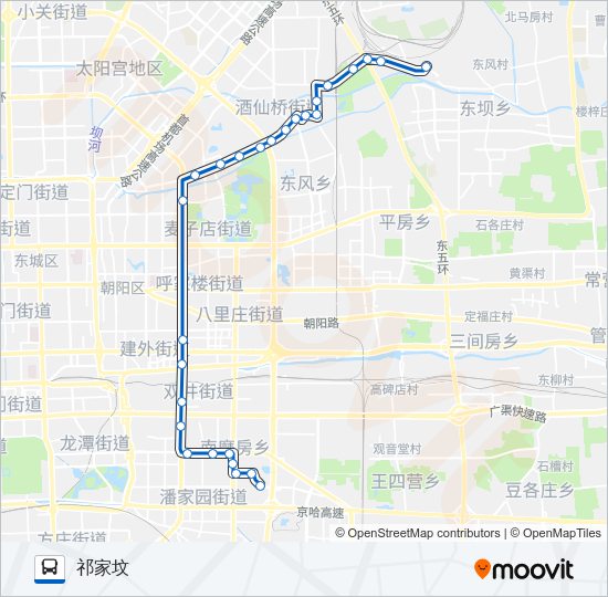 公交402路的线路图