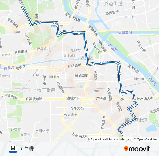435 Bus Line Map
