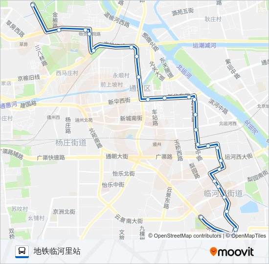 公交435路的线路图
