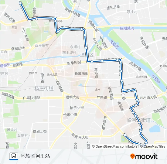 435 Bus Line Map
