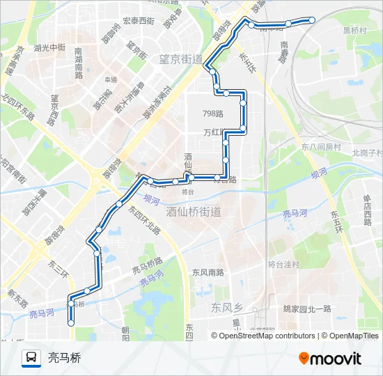 516 Bus Line Map