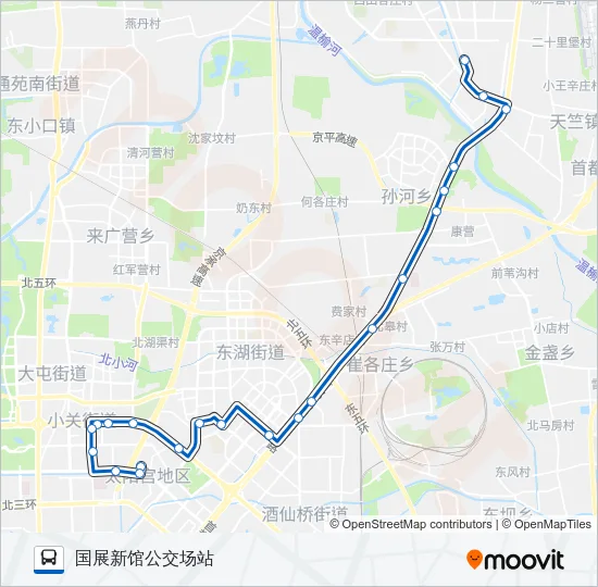 696 Bus Line Map