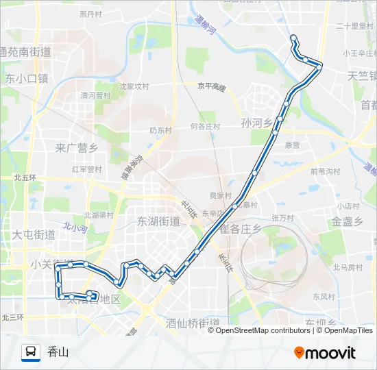 696 Bus Line Map
