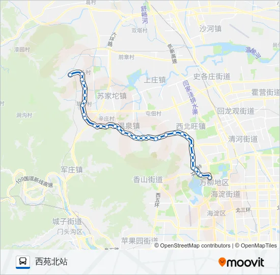 346 Bus Line Map