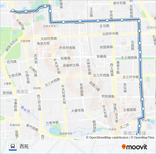 508 Bus Line Map