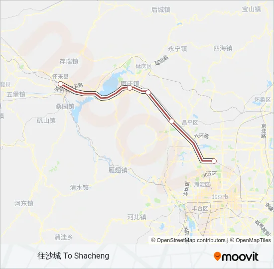 S2线 Train Line Map