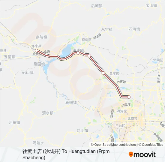 S2线 Train Line Map