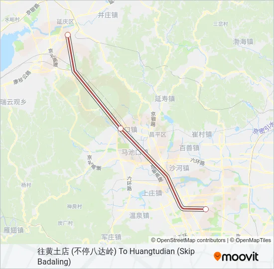S2线 Train Line Map