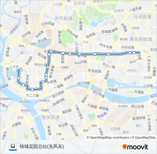 公交2路的线路图