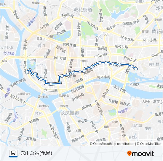 公交3路的线路图