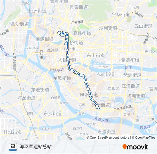 公交5路的线路图
