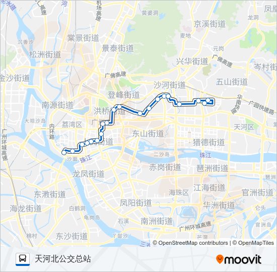 公交6路的线路图