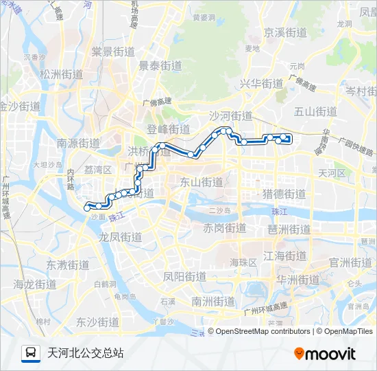 公交6路的线路图