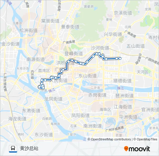 公交6路的线路图