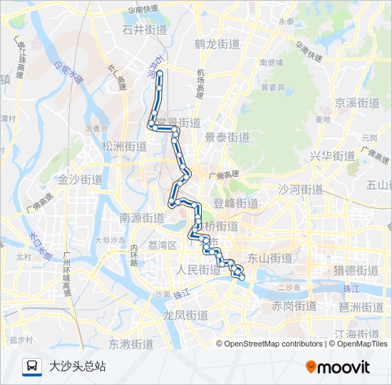 公交7路的线路图