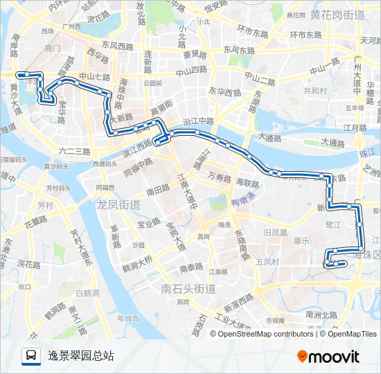 公交8路的线路图